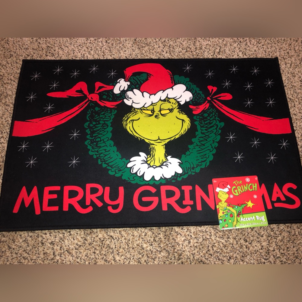 The Grinch Christmas Accent Rug